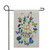 Bunny and Butterflies "Welcome Easter" Floral Outdoor Garden Flag 18" x 12.5" - IMAGE 3
