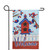 Patriotic Birds and Birdhouse "Welcome" Outdoor Garden Flag - 18" x 12.5" - IMAGE 2