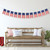 Americana USA Flag Swallowtail Hanging Wall Banner - 9.75' - IMAGE 2