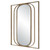 Antique Finish Beveled Oval Wall Mirror - 40" - Gold - IMAGE 4