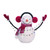 14" White and Red Jolly Snowman Christmas Decor - IMAGE 1