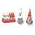 Set of 12 Multi-Color Plush Trick or Treat Gnome Halloween Ornaments 6" - IMAGE 1