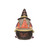 8.25" Black and Orange Witchy Gnome Candy "Treats" Halloween Bowl - IMAGE 1