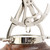 Vintage Style Brass Telescope Compass - 8.75" - Silver and Brown - IMAGE 4