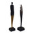 Human Aluminum Statuaries - 23" - Gold and Black - 2ct - IMAGE 4