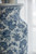 Chinoiseries Urn Porcelain Vase - 24" - White and Blue