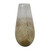 Small Glass Vase - 12" - Gold and Cream - IMAGE 1