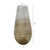Small Glass Vase - 12" - Gold and Cream - IMAGE 3