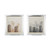 Crystal Mirror Framed Wall Arts - 23.5" x 23.5" - Set of 2 - IMAGE 1