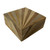 Sunray Style Wooden Box - 8" - Brown and Beige - IMAGE 1