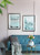 Aurora Crystal Mirror Framed Wall Arts - 23.5" x 31.5" - Set of 2 - IMAGE 2