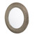 Large Sculpted Frame Round Wall Mirror - 39.25" - Silver - IMAGE 5