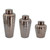 Metallic Glazed Ceramic Canisters - 16" - Bronze Finish - Set of 3 - IMAGE 1