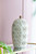 Geometric Iridescent Glaze Ceramic Vase - 20" - Cream - IMAGE 5