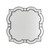 Scalloped Design Wall Mirror - 2.5' - Clear and Black - IMAGE 1