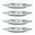 Botanical Design with a Bird Round Dinner Plates - 10" - 4ct - IMAGE 4