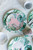 Botanical Design with a Bird Round Dinner Plates - 10" - 4ct