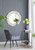Brushed Metallic Geometric Wall Mirror - 35.5" - Gold - IMAGE 5