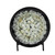 Ceramic Zuri Charger Decoration with Stand - 18" - Black and White - IMAGE 1