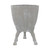 Tri Leg Cement Floor Planter - 22" - IMAGE 4