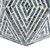 Hexagon Pedestal Capiz Inlay Accent Stool - 18" - Black and White - IMAGE 5