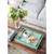 Small Floral Capiz Rectangular Tray with Handles - 15" - IMAGE 2