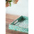 Small Floral Capiz Rectangular Tray with Handles - 15" - IMAGE 4