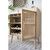 Wine Rack Single Door Cabinet - 30.75" - Beige - IMAGE 4