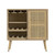 Wine Rack Single Door Cabinet - 30.75" - Beige - IMAGE 5