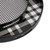 Checkered and Plaid Round Trays - 18" - Set of 2 - IMAGE 5
