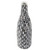 Pearl Mosaic Pattern Bottle Paper Powder Vase - 22.5" - White and Black