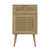 Tall Cabinet With Rattan Door and Drawer - 28" - Beige - IMAGE 4