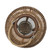 Decorative Bamboo Candle Lantern with Handle - 19" - Brown