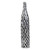 Pearl Mosaic Pattern Bottle Paper Powder Vase - 29.5" - White and Black - IMAGE 1