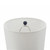 Fonrosa Marble  Table Lamp with Drum Shade - 27.5" - White and Black - IMAGE 4