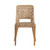 Woven Rattan Dining Chair - 33.5" - Brown - IMAGE 5