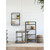 Three-Tier Natural Fir Wood Wall Shelf - 32" - Beige and Black - IMAGE 3