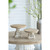 Wooden Round Plate Stand - 10.5" - White and Brown - IMAGE 3