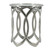 Round Aluminum Nesting Side Tables - 19.75" - Silver - 2ct - IMAGE 3