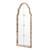 Weathered Style Wooden Framed Arch Wall Mirror - 47.5" - Cream and Gold - IMAGE 4