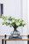 Leaf Shaped Tip Curvaceous Glass Vase - 8.75" - IMAGE 2
