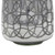 Interlocking Ring Pattern Glass Vase - 9" - Gray - IMAGE 3