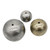 Ian Textured Dero Balls - 5" - Silver and Gold - 3ct - IMAGE 2