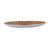 Crocodile Print Glass Charger - 19" - Gold and Brown - IMAGE 3