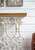 Weathered Vintage Rectangular Console Table - 32.25" - White and Brown - IMAGE 5