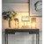 13" White and Brown Contemporary Natural Stone Accent Lamp - IMAGE 3