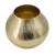13.25" Gold Solid Contemporary Decorative Chiseled Vase - Large - IMAGE 2