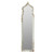 Vintage Style Full Length Floor Mirror - 6' - White - IMAGE 1