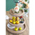 3-Tiered Beaded Round Wooden Tray with Handle - 24.5" - IMAGE 5