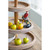 3-Tiered Beaded Round Wooden Tray with Handle - 24.5"